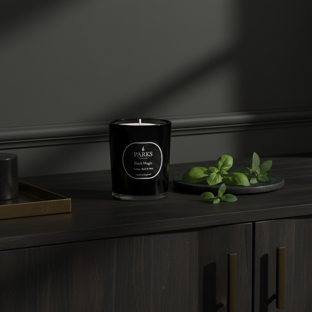 VETIVER, BASIL & MINT CANDLE 180G