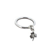 Anillo colgante de trébol de la suerte