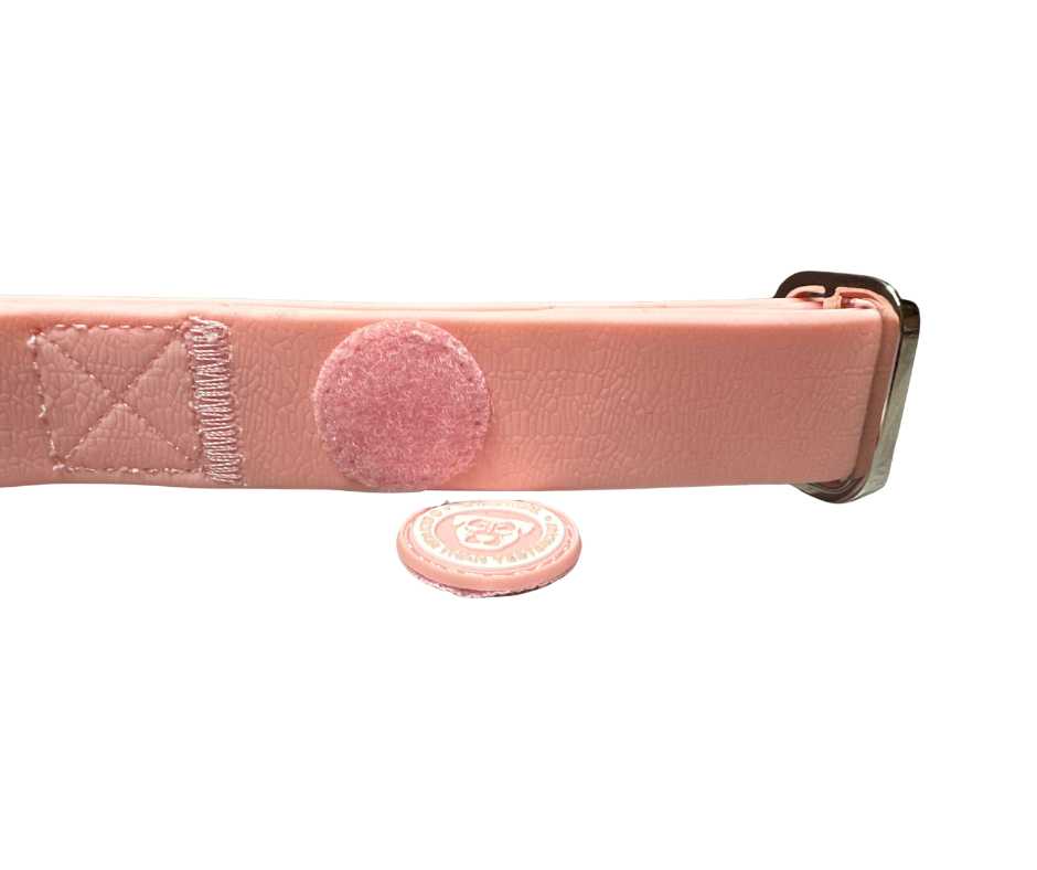 2,5 cm PVC BTactical™ Halsband | Pastellrosa