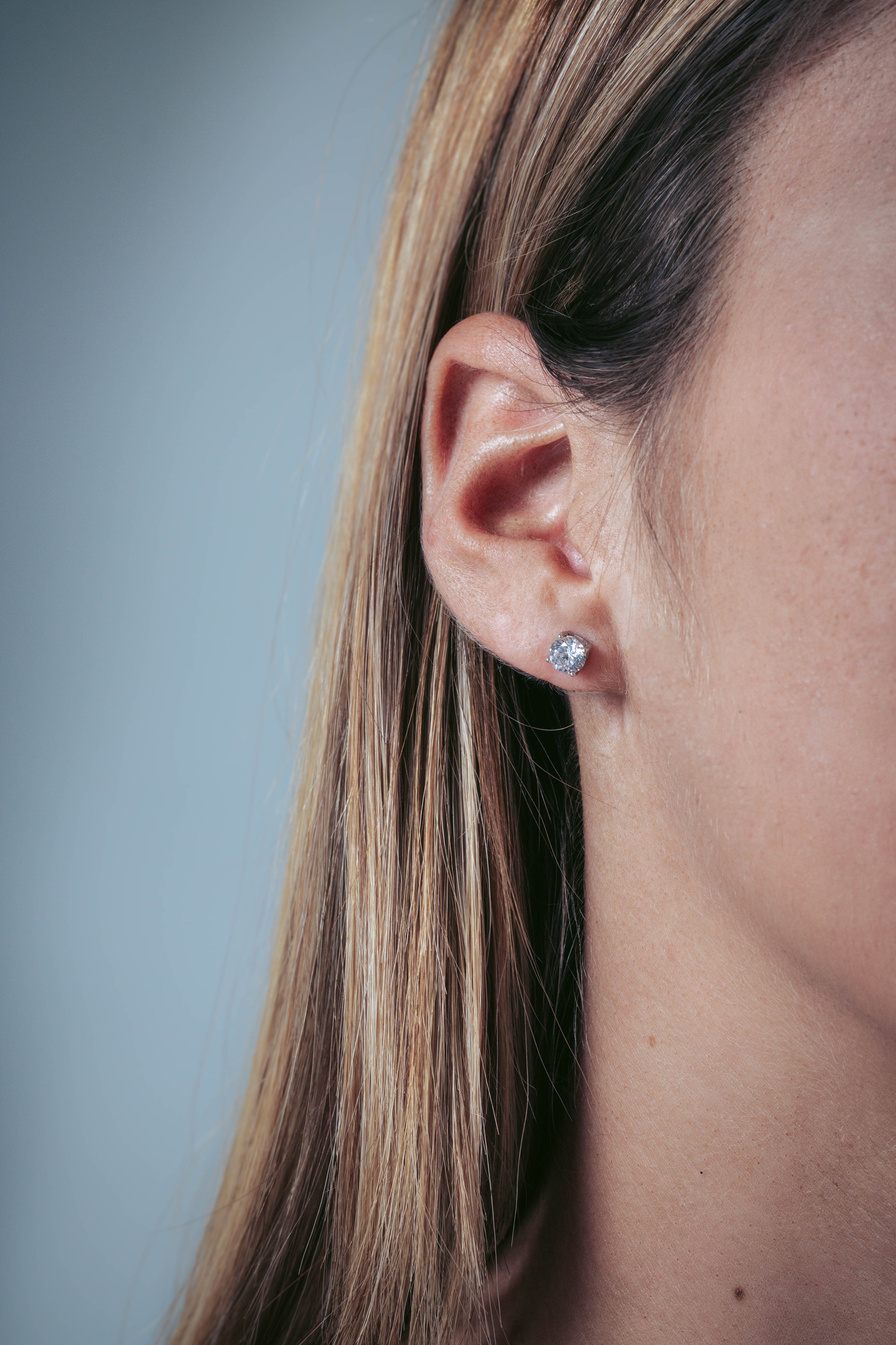 CLEAR ROUND STUD 5MM