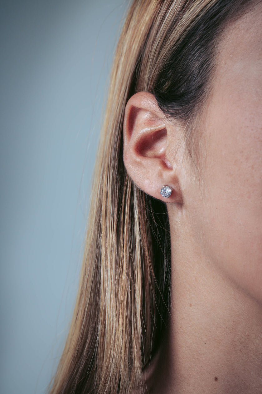 CLEAR ROUND STUD 5MM