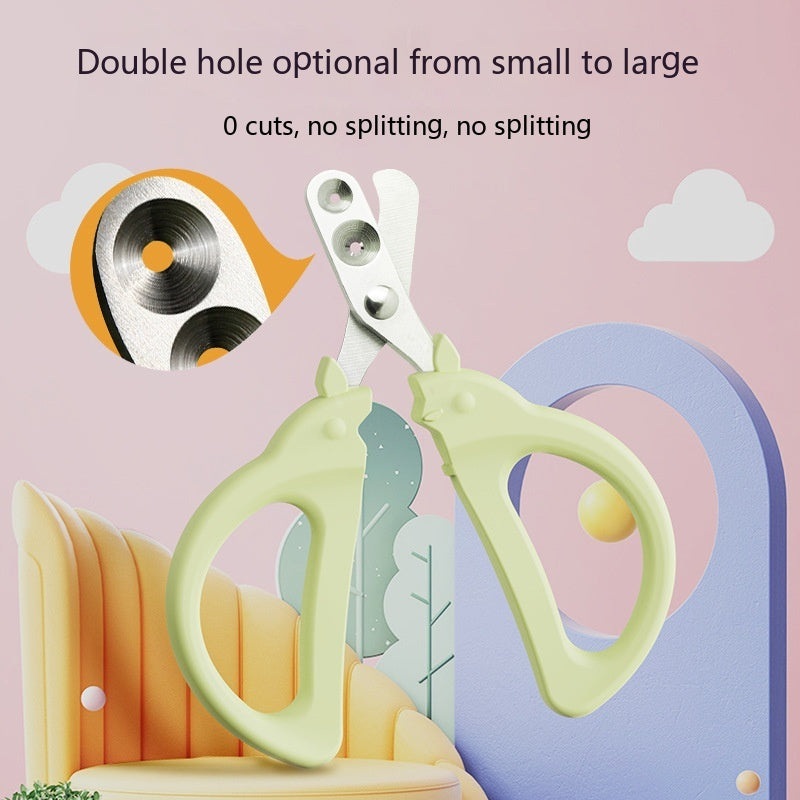 Pet Special Round Hole Positioning Precision Cat Nail Clippers