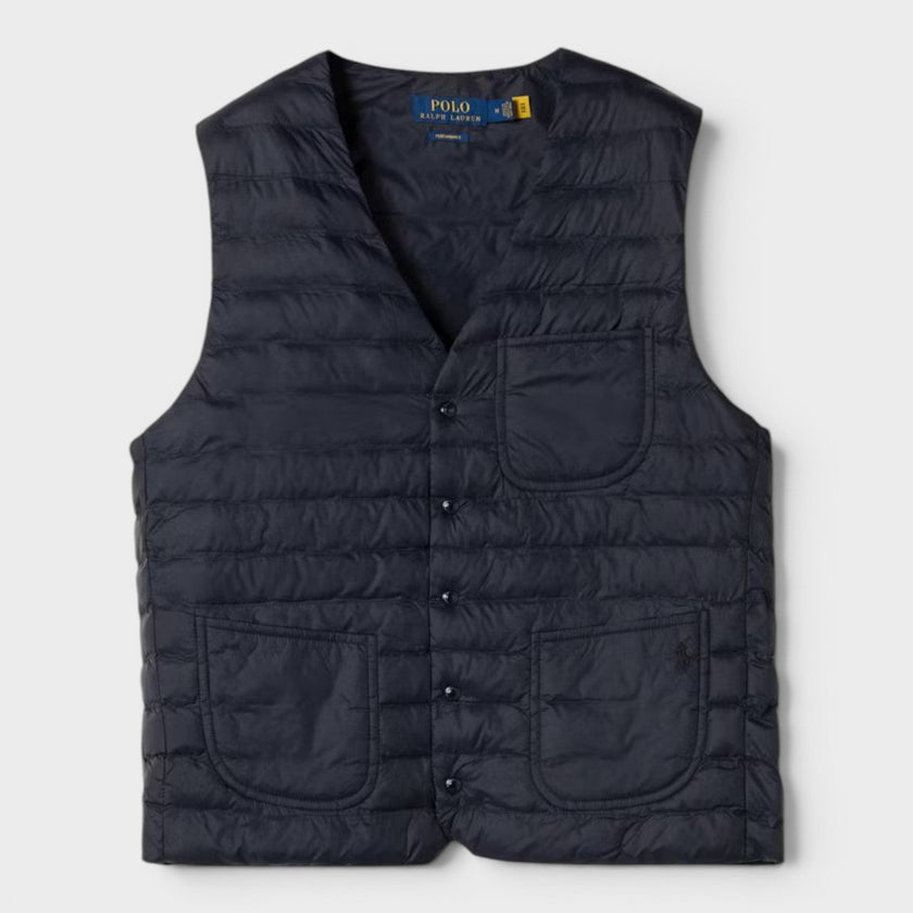 Polo Quilted Padded Gilet Jacket Navy