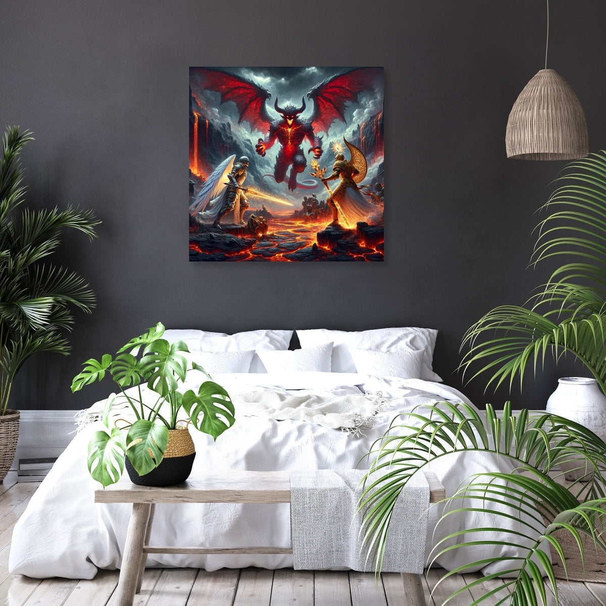 Crater Clash Canvas