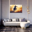 Cowboy Lasso Sunset Canvas