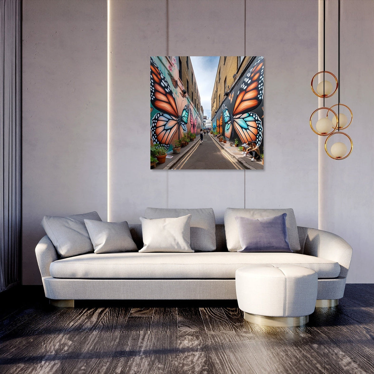 Butterfly Lane Canvas