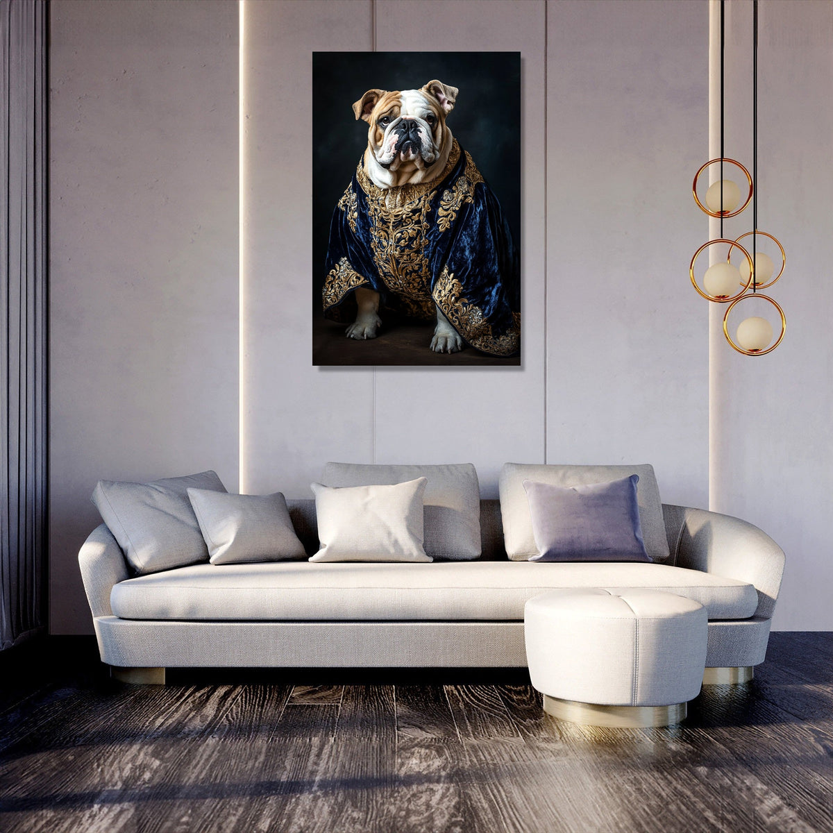 Royal Bulldog Canvas