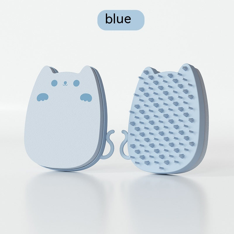 Cepillo de silicona para mascotas para gatos