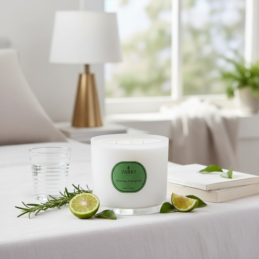 ROSEMARY & BERGAMOT 650G 3 WICK CANDLE