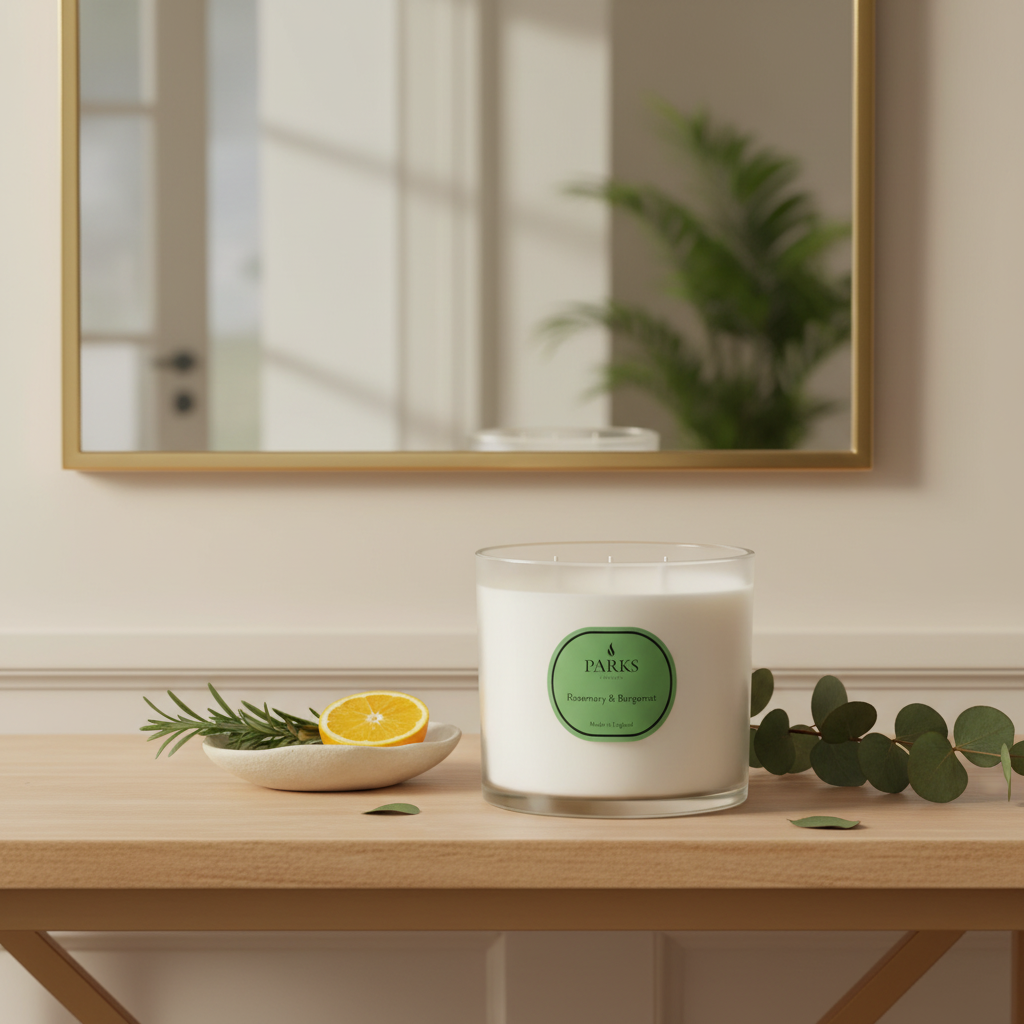 ROSEMARY & BERGAMOT 650G 3 WICK CANDLE