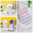 Pet Clothing Dog Color Stripes Wings Skirt
