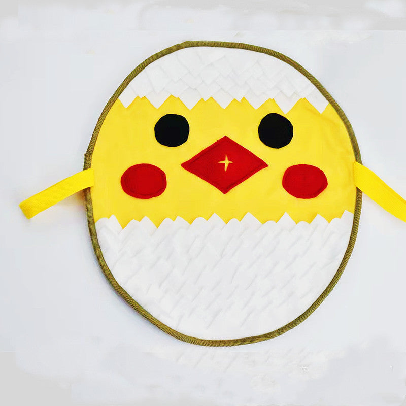 Pet Dog Broken Shell Chick Sniffing Pad