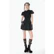 Dark in Love Lolita Bow-Trim Lace Dress