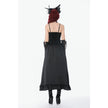 Dark in Love Black Lace Court Lace-Up Camisole