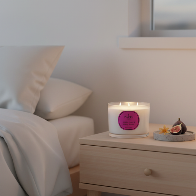 VINTAGE AROMATHERAPY WILDFEIGE, CASSIS & ORANGENBLÜTE 350G 3-DOCHT-KERZE