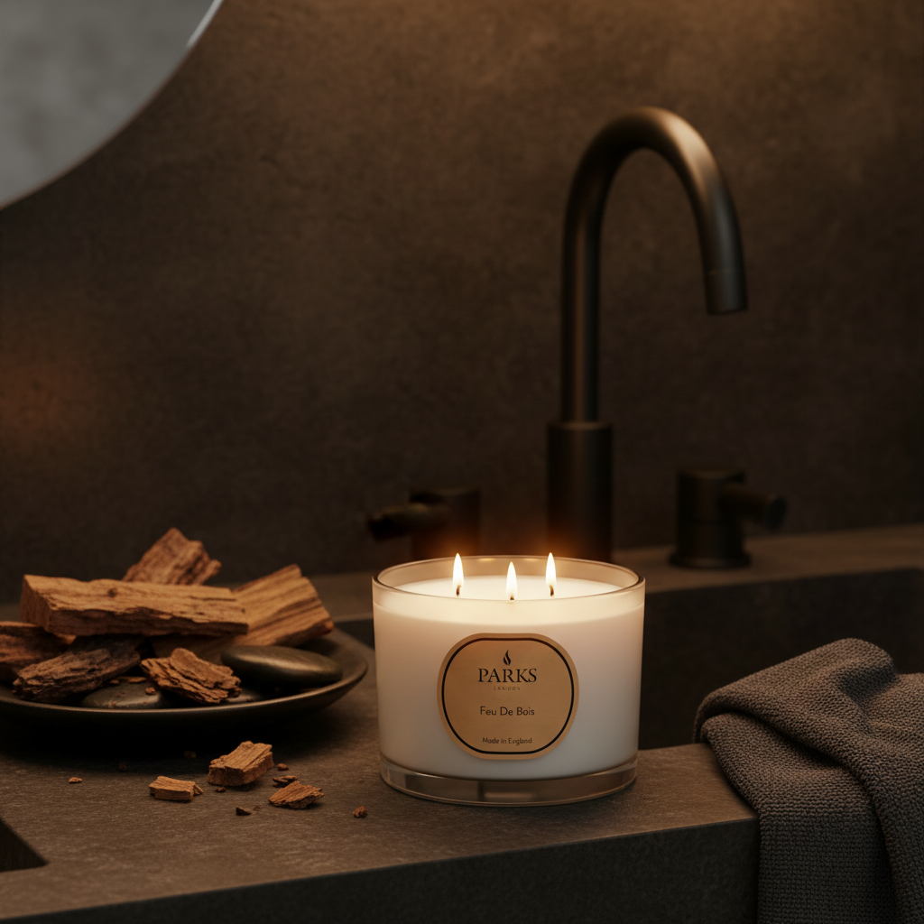 FEU DE BOIS 350G 3 WICK CANDLE