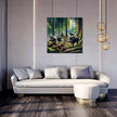 Woodland Boars Canvas