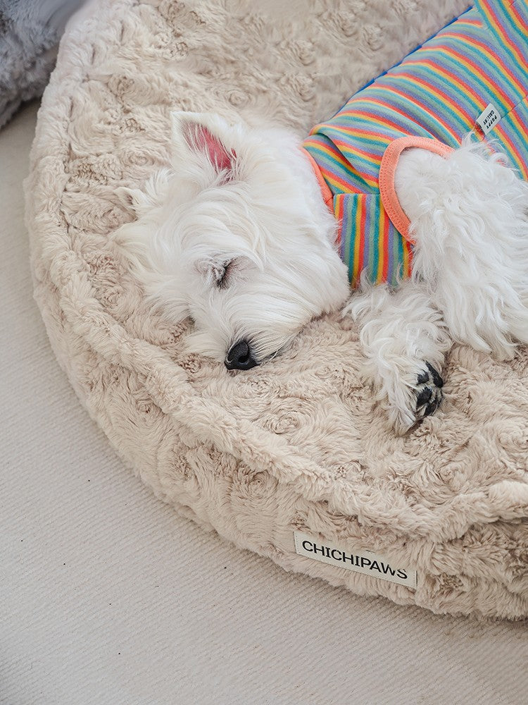 Little Rabbit Velvet Cloud Nest Deep Sleeping Dog
