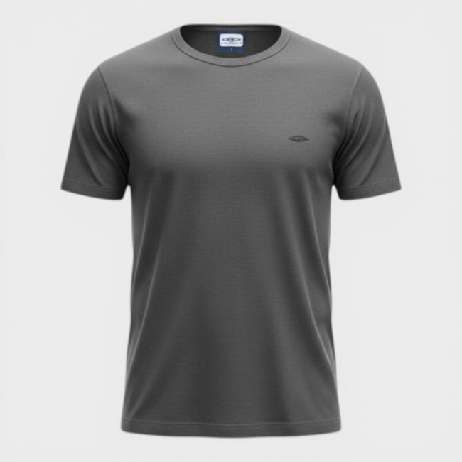 Logotyp T-shirt med kort ärm grå