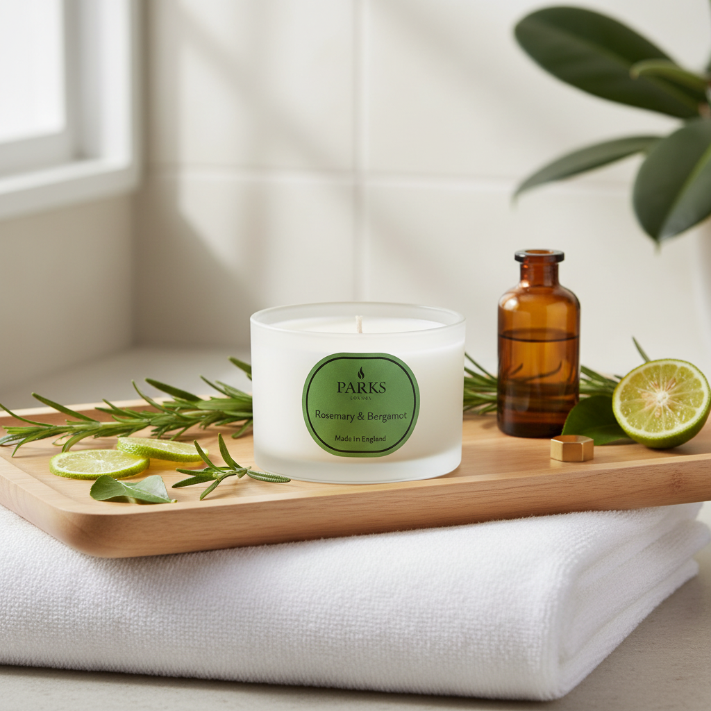 ROSEMARY AND BERGAMOT TRAVEL CANDLE 70G