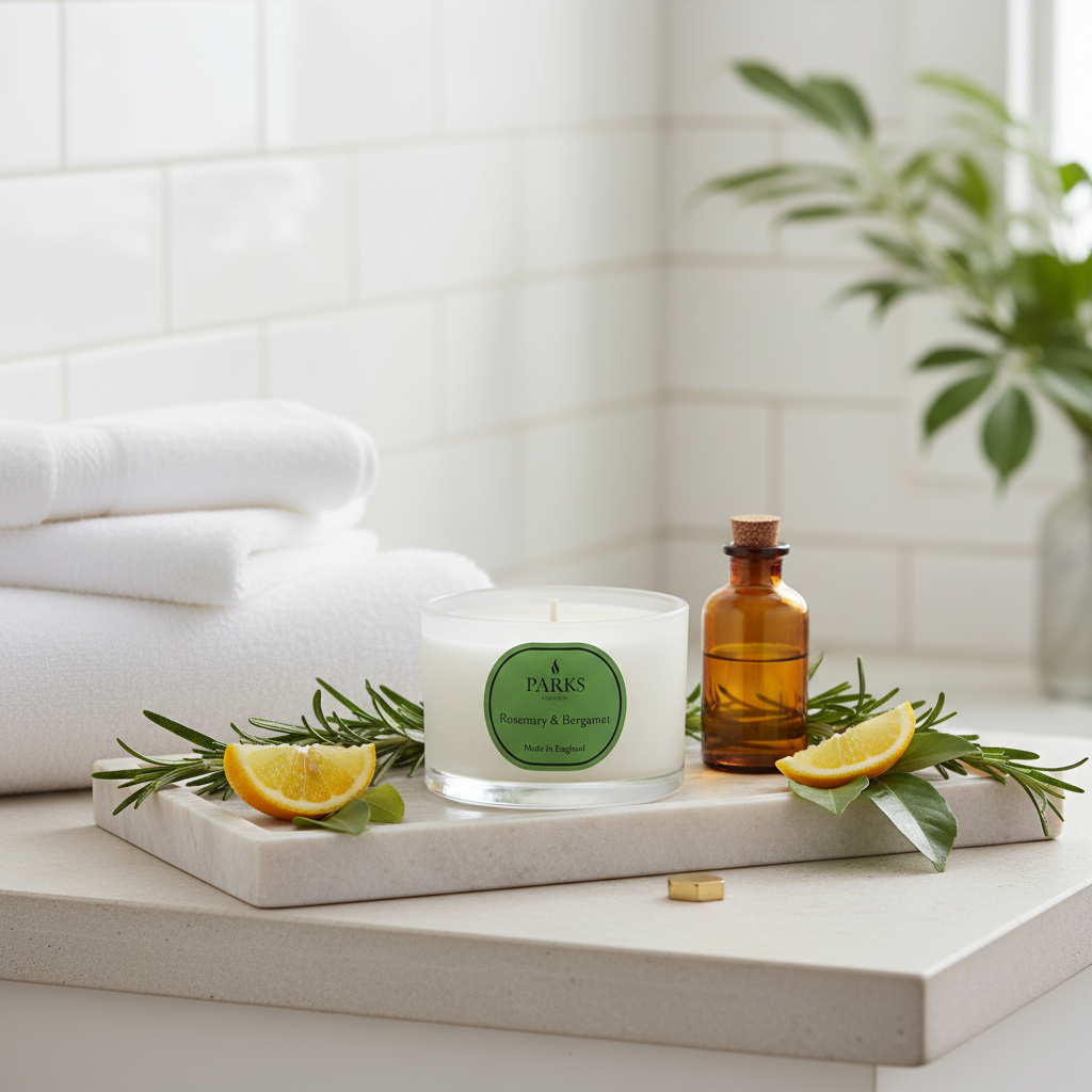 ROSEMARY AND BERGAMOT TRAVEL CANDLE 70G