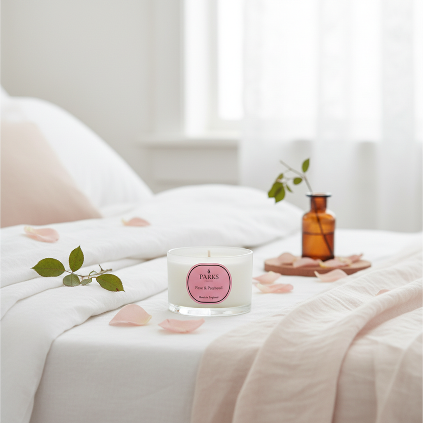 ROSE & PATCHOULI CANDLE 70G