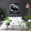 Gothic Raven Canvas
