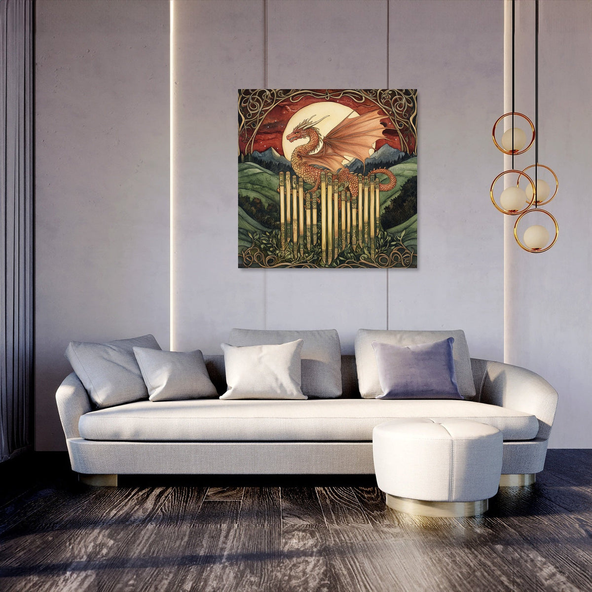 Welsh Dragon Harmony Canvas