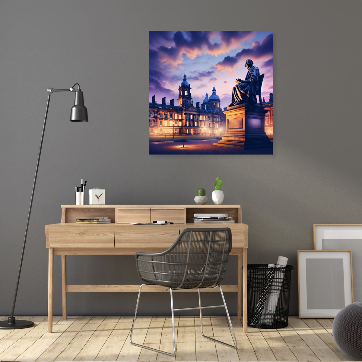 Scholar's Twilight at Newcastle Canvas