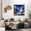Starry Christmas Melancholia Canvas