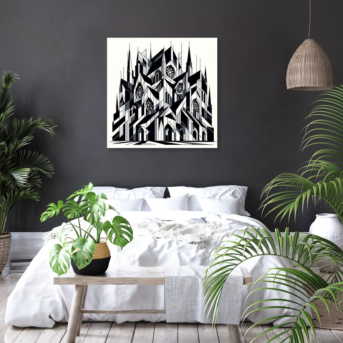 Fragmented Gothic Canvas