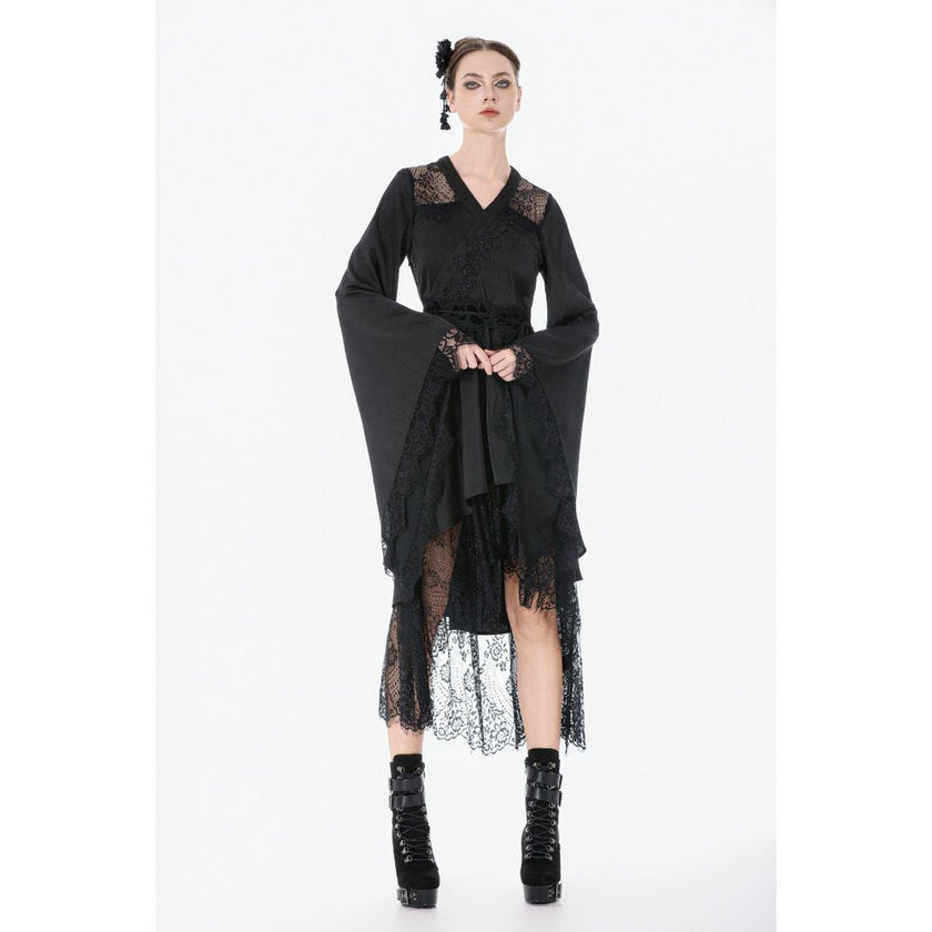 Dark in Love Selene Gothic Kimono Tail Dress