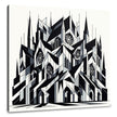 Fragmented Gothic Canvas