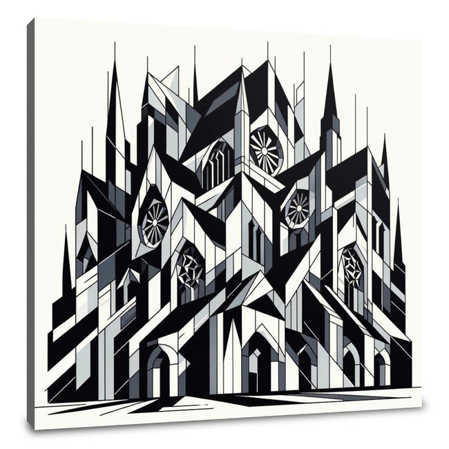 Fragmented Gothic Canvas