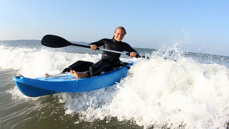 Surf Solo Kayak | Blue | Agile & Fun