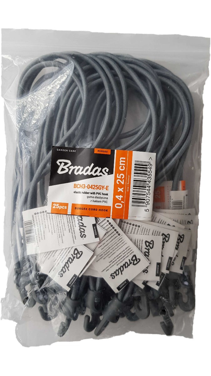 Bungee Cord With Hook 25cm