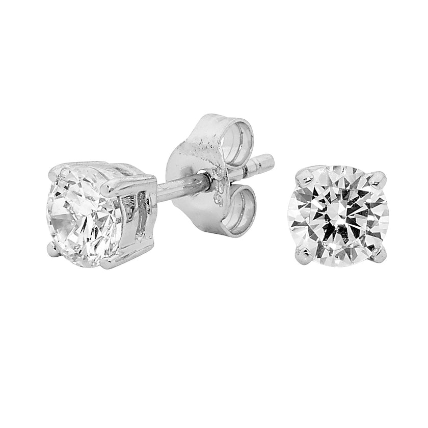 CLEAR ROUND STUD 5MM