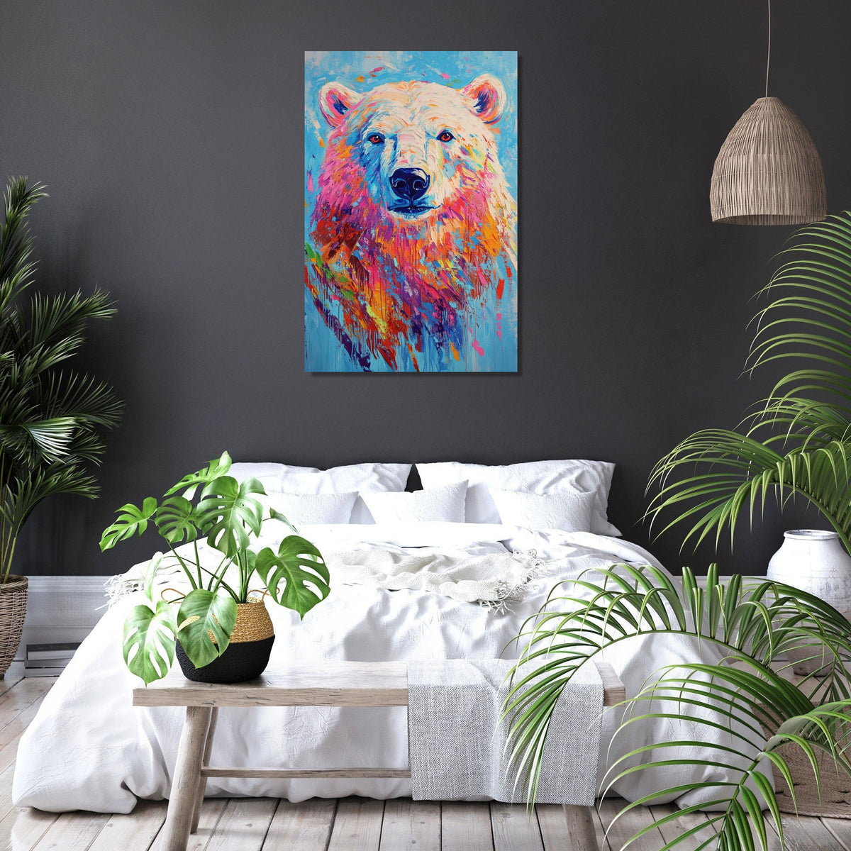Polar Bear Symphony Canvas