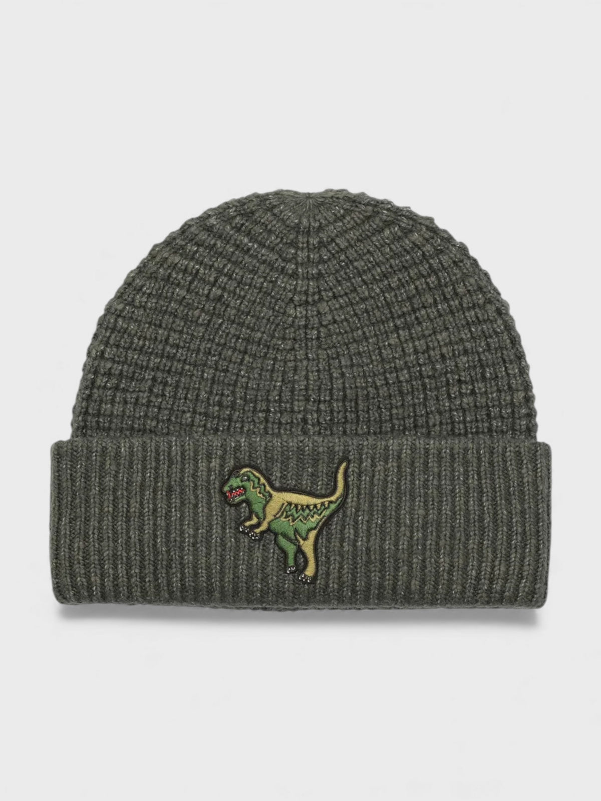 Czapka zimowa Coach Rexy Patch, grafitowa
