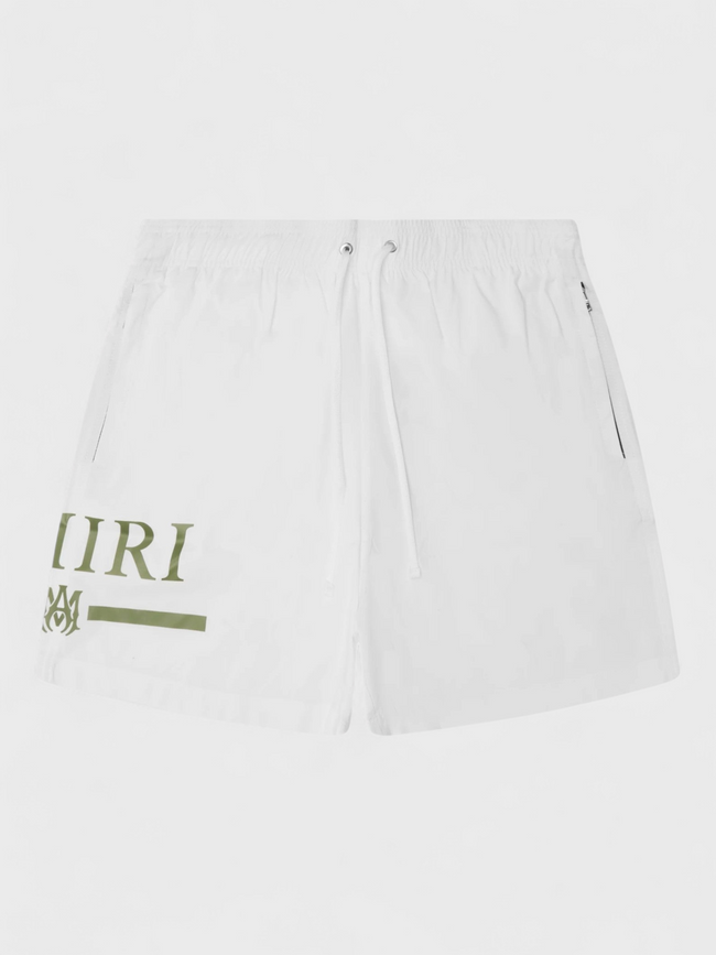 Maillot de bain Amiri Bar Logo blanc