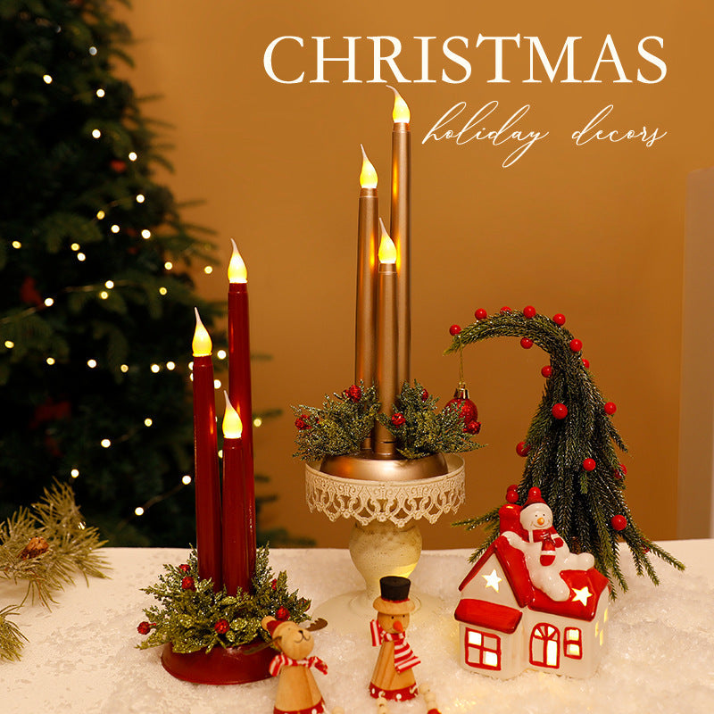 Velas electrónicas LED para decoración navideña
