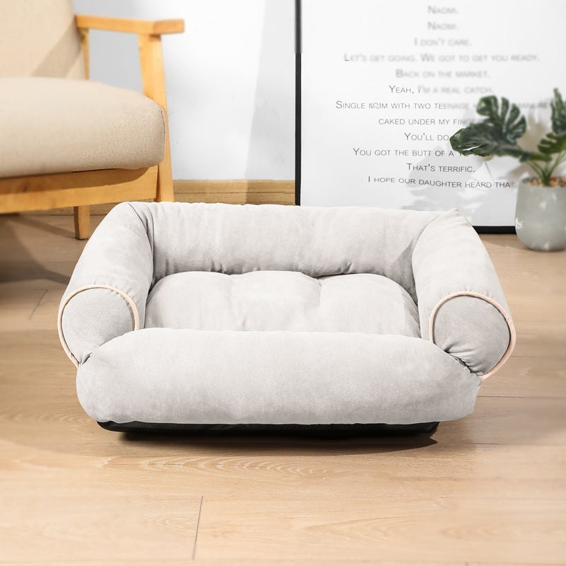 Sofá Cama para Perros, Saco de Dormir para Mascotas, Perrera, Sofá Cama para Gatos y Cachorros, Casa para Mascotas, Cojín de Camas Cálidas de Invierno
