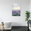 Melancholic Lavender Fields Canvas