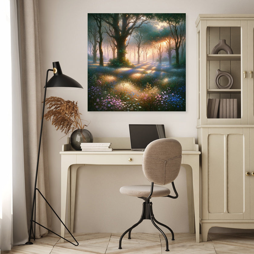Dawn's Tranquil Glade Canvas
