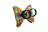 Green Plaid Plain Pet Collar