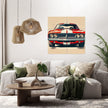 Classic Muscle Car Canvas