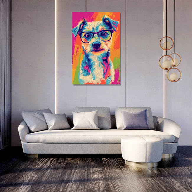 Dapper Dog Canvas