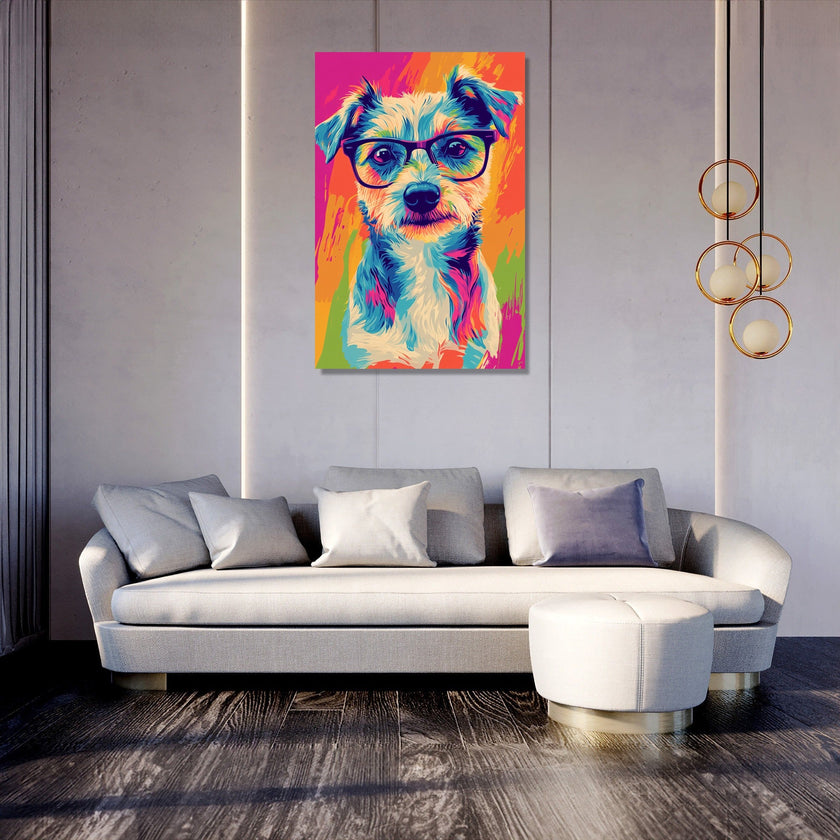 Dapper Dog Canvas