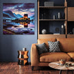 Twilight Highlands Castle Canvas