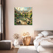 Cambridge Courtyard Contemplation Canvas